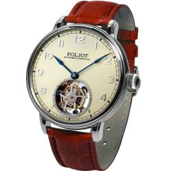 Poljot 3400T.xvlll-cs Tourbillon 3400.XVIII Frfi karra