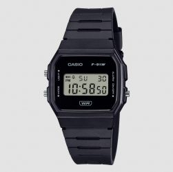 Casio F-91WB-1AEF Sportos Unisex karra