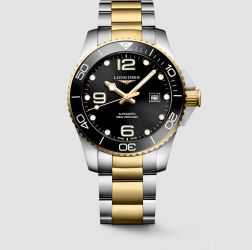 LONGINES L3.782.3.56.7 Hydroconquest 43mm Automata Frfi karra