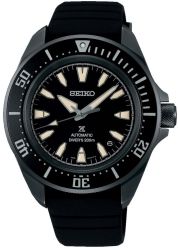 Seiko 4r All Black Shog-Urai Diver Frfi karra