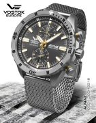 Vostok Europe Almaz Space Station Titanium Frfi karra